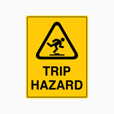 TRIP HAZARD SIGN