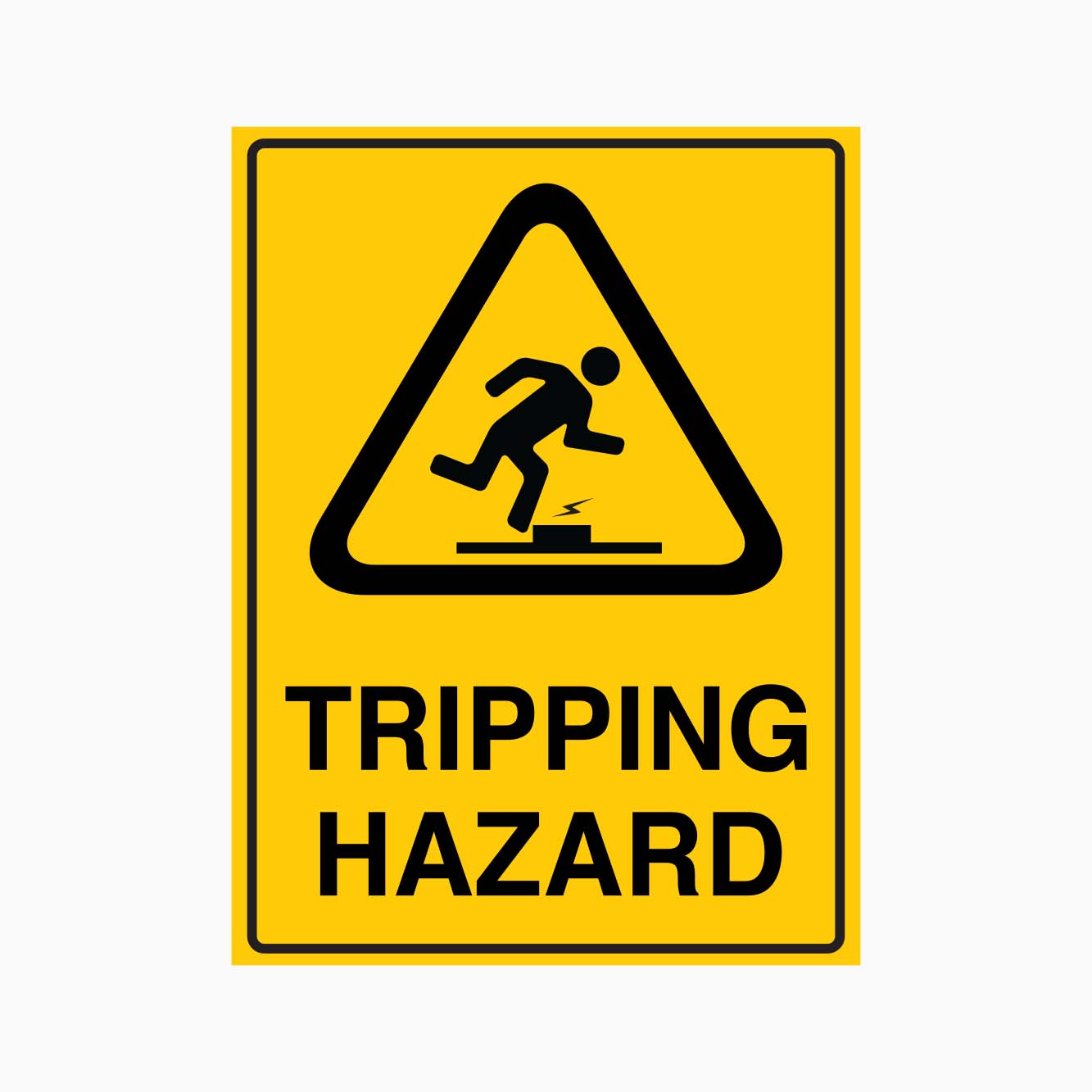 TRIPPING HAZARD SIGN - GET SIGNS