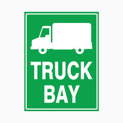 TRUCK BAY SIGN