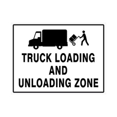 TRUCK LOADING AND UNLOADING ZONE SIGN
