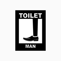 Man Toilet Sign