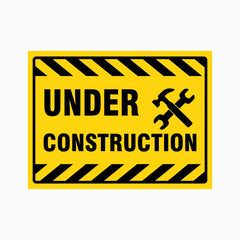 UNDER CONSTRUCTION SIGN