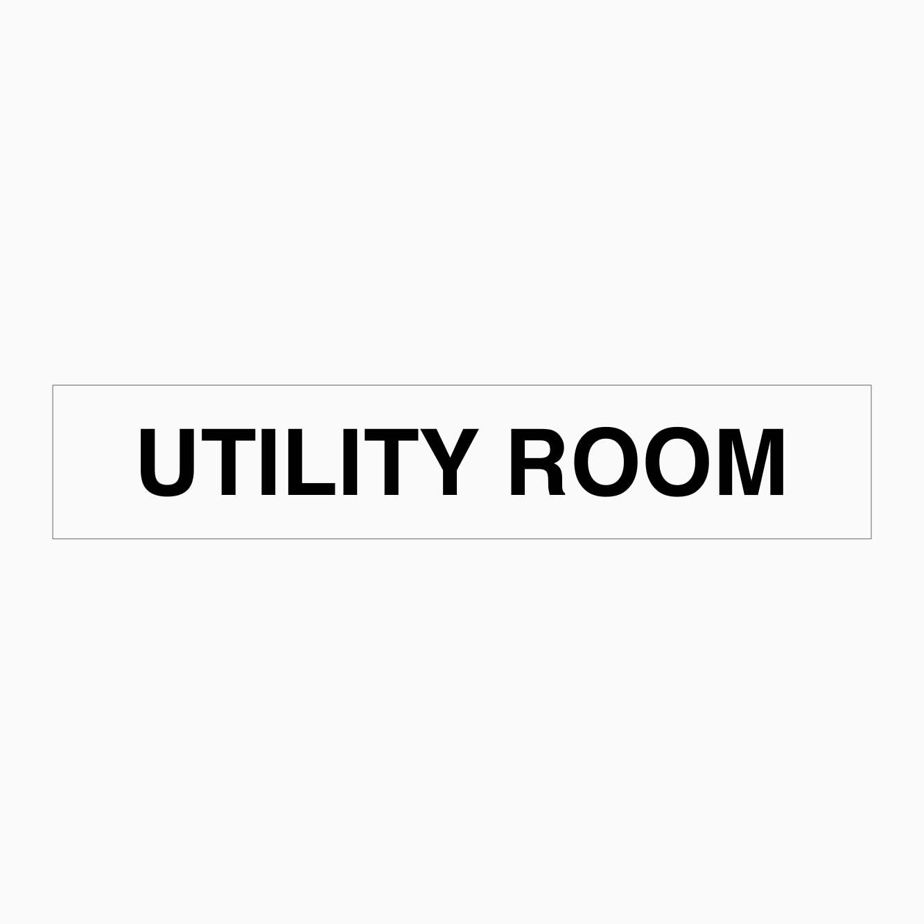 UTILITY ROOM SIGN - GET SIGNS