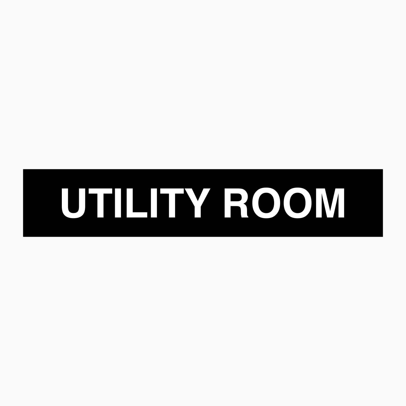 UTILITY ROOM SIGN – Get signs