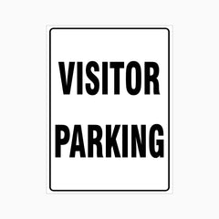 VISITOR PARKING SIGN - Portrait