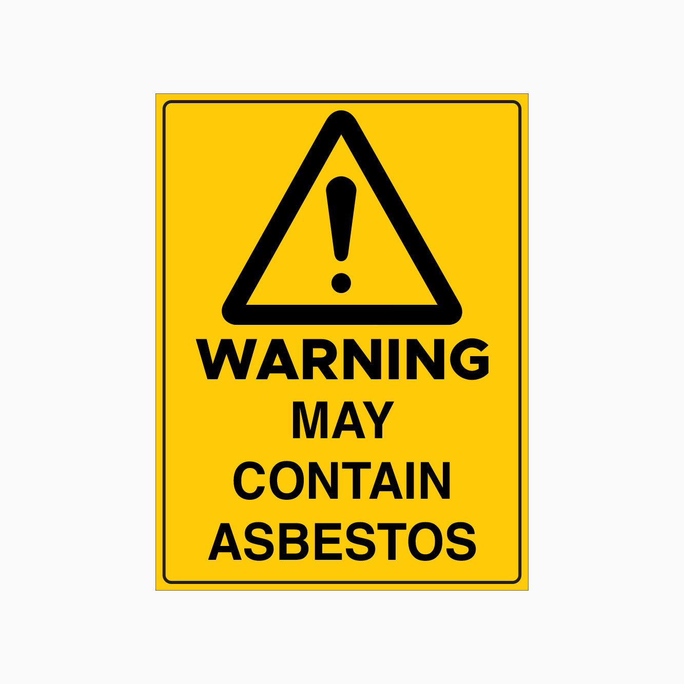 WARNING SIGN MAY CONTAIN ASBESTOS SIGN Get Signs warning-sign-may-contain-asbestos-sign-get-signs