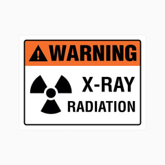 WARNING X-RAY RADIATION SIGN