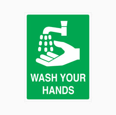 Hands Must Be Washed Sign – Get Signs