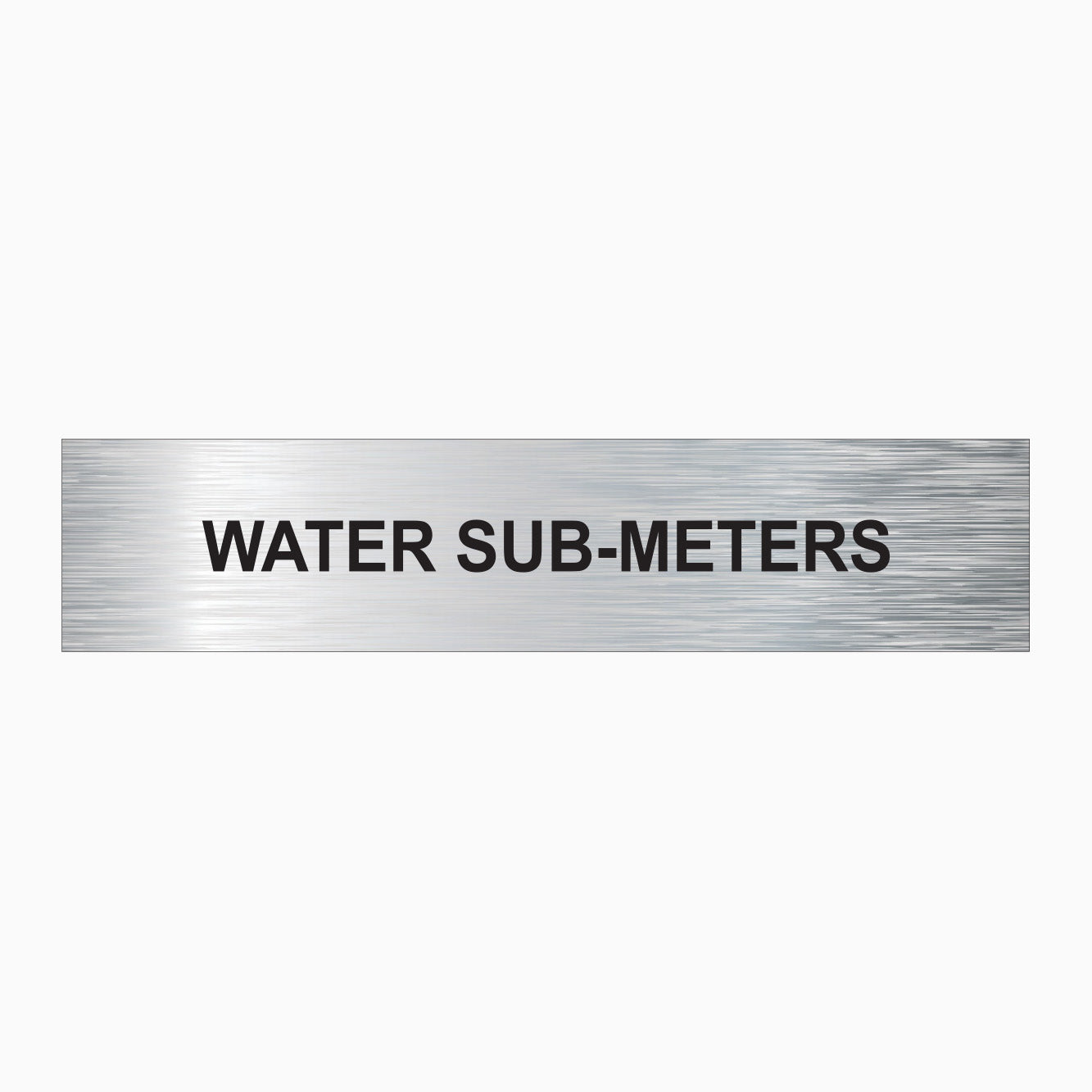 Sign For Meter STATUTORY SIGN - WATER SUB-METERS SIGN – Get signs