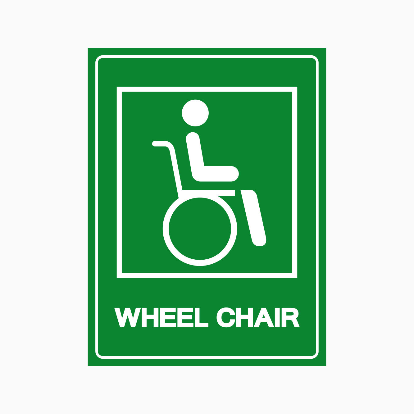 WHEEL CHAIR SIGN – Get signs