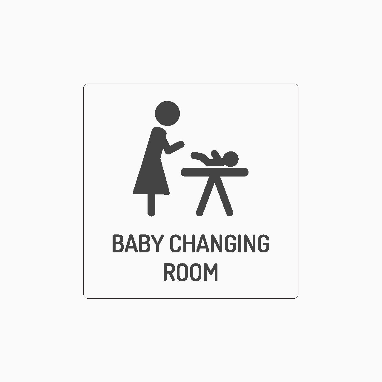 BABY CHANGING ROOM SIGN