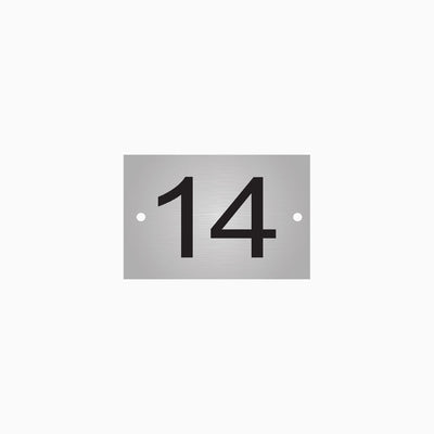 Storage Cage Number Sign