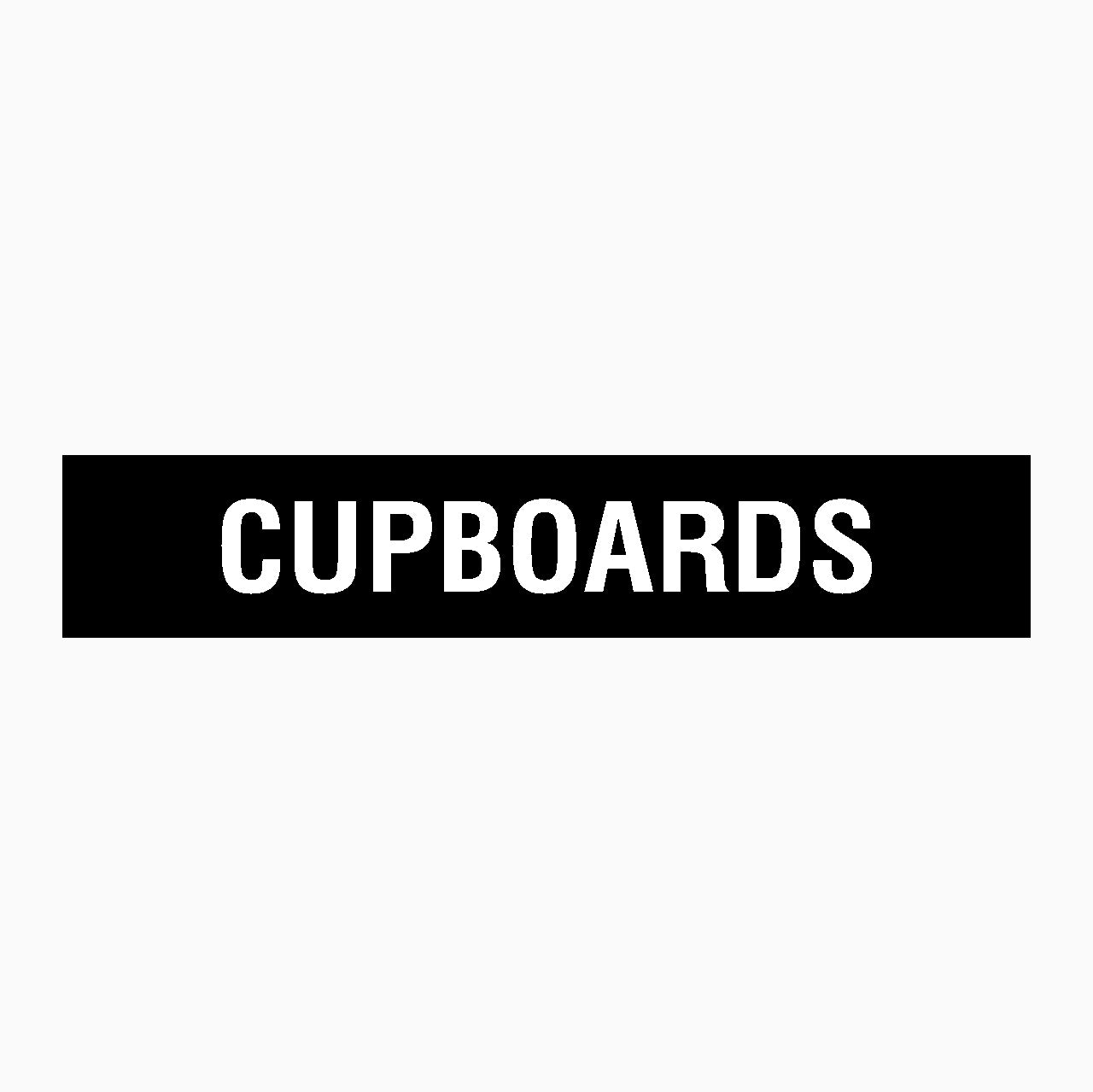 CUPBOARDS SIGN