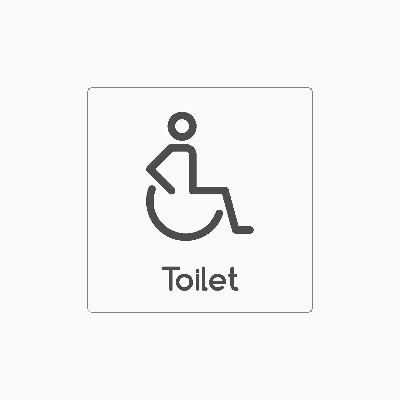 DISABLE TOLIET SIGN