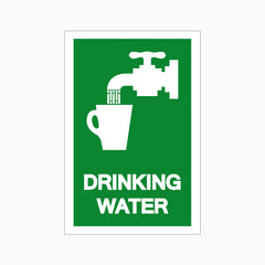 DRINKING WATER SIGN