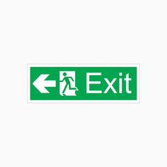 EXIT SIGN - Left Arrow