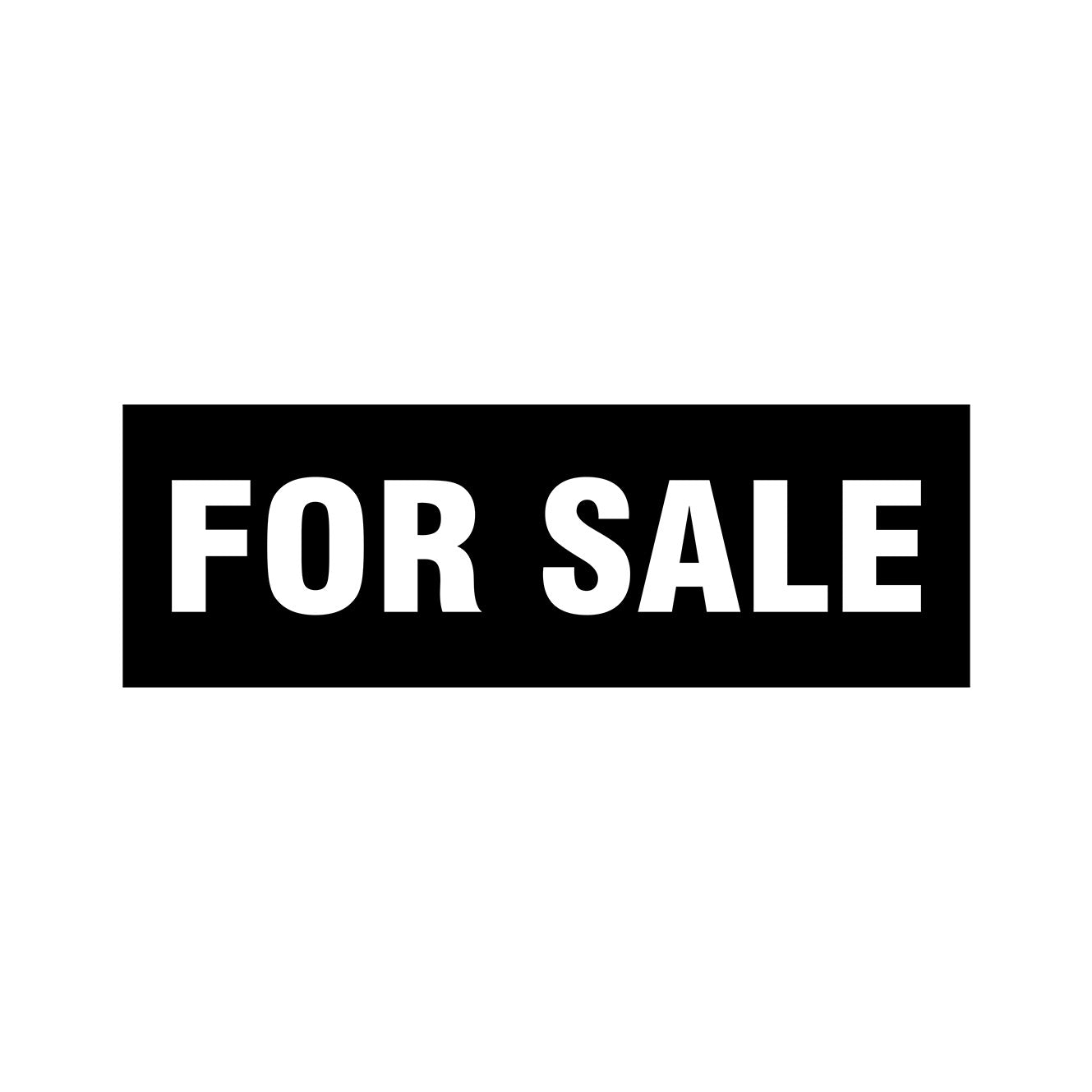 for sale sticker - shop online - black