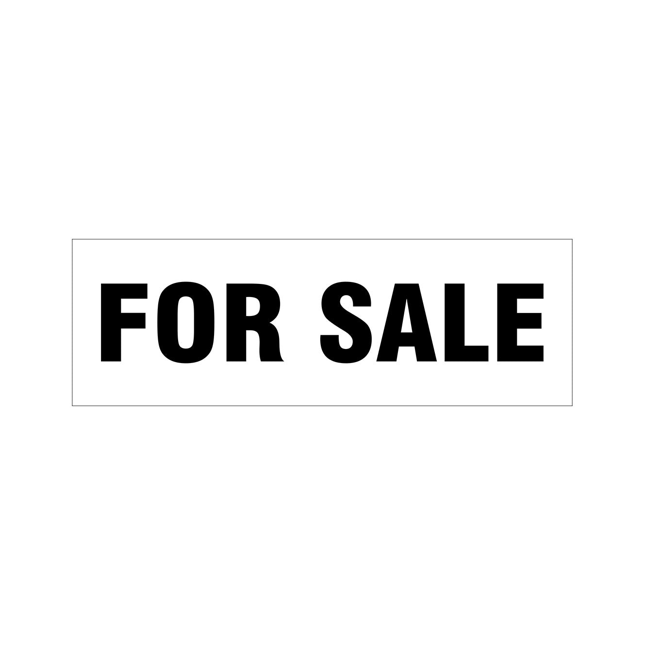 for sale sticker - shop online - white