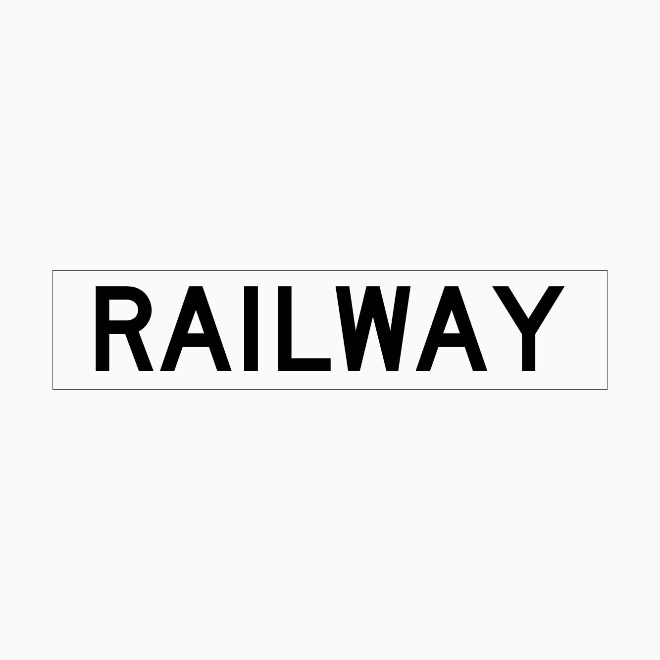 RAILWAY SIGN - G9-32 - GET SIGNS