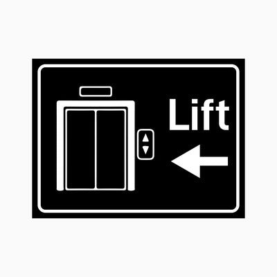 LIFT LEFT SIGN