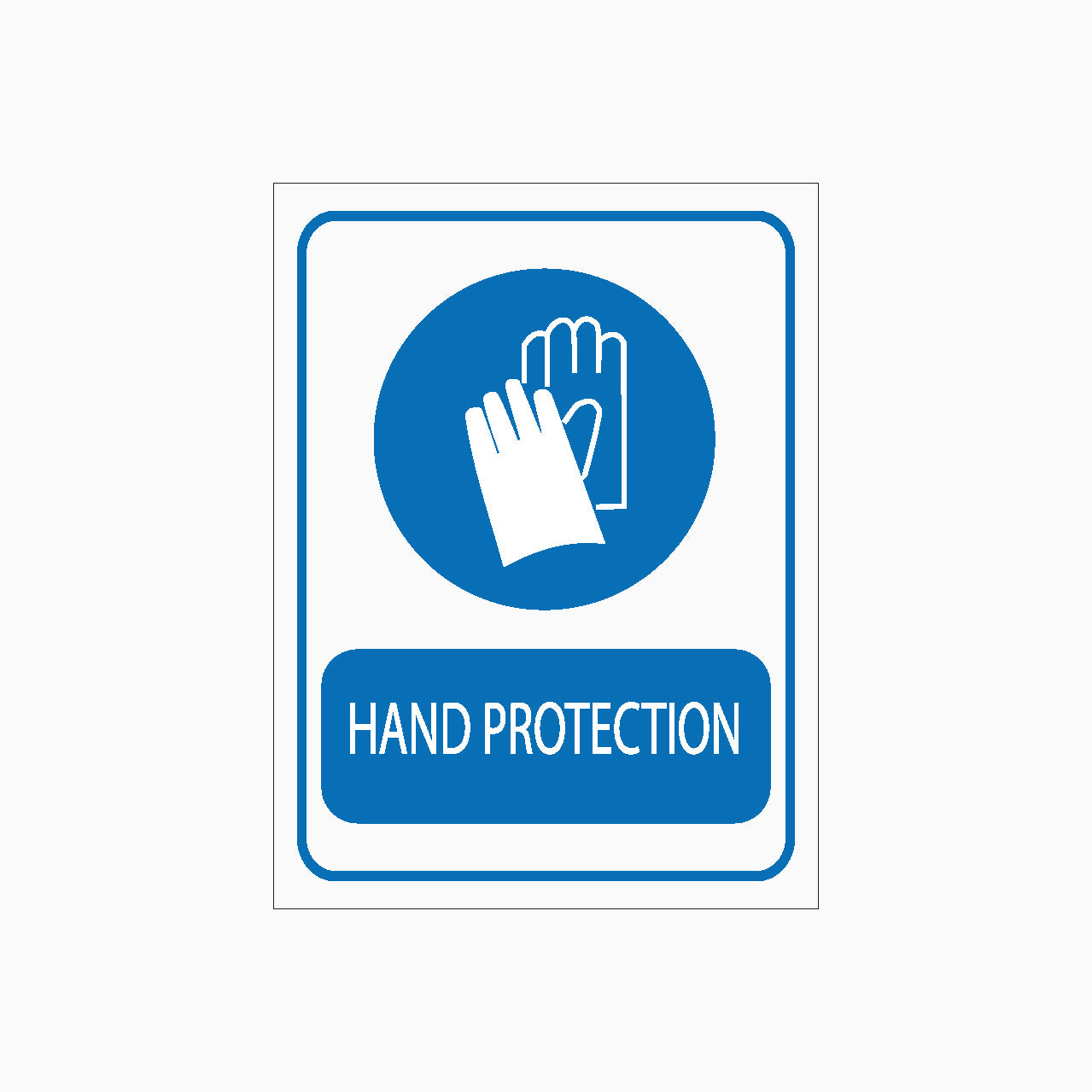 HAND PROTECTION SIGN - PPE Signs in Australia at Get Signs – Get signs