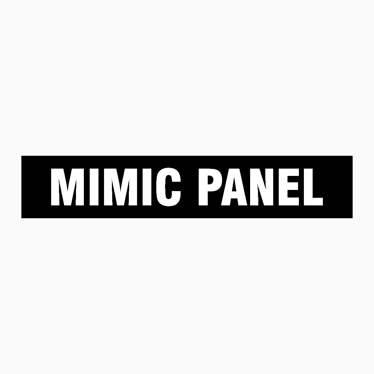 Mirmic Labels MIMIC PANEL SIGN – Get signs