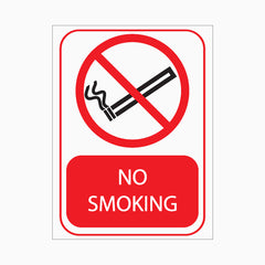 NO SMOKING SIGN