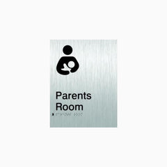 Parents Room Braille & Tactile Sign