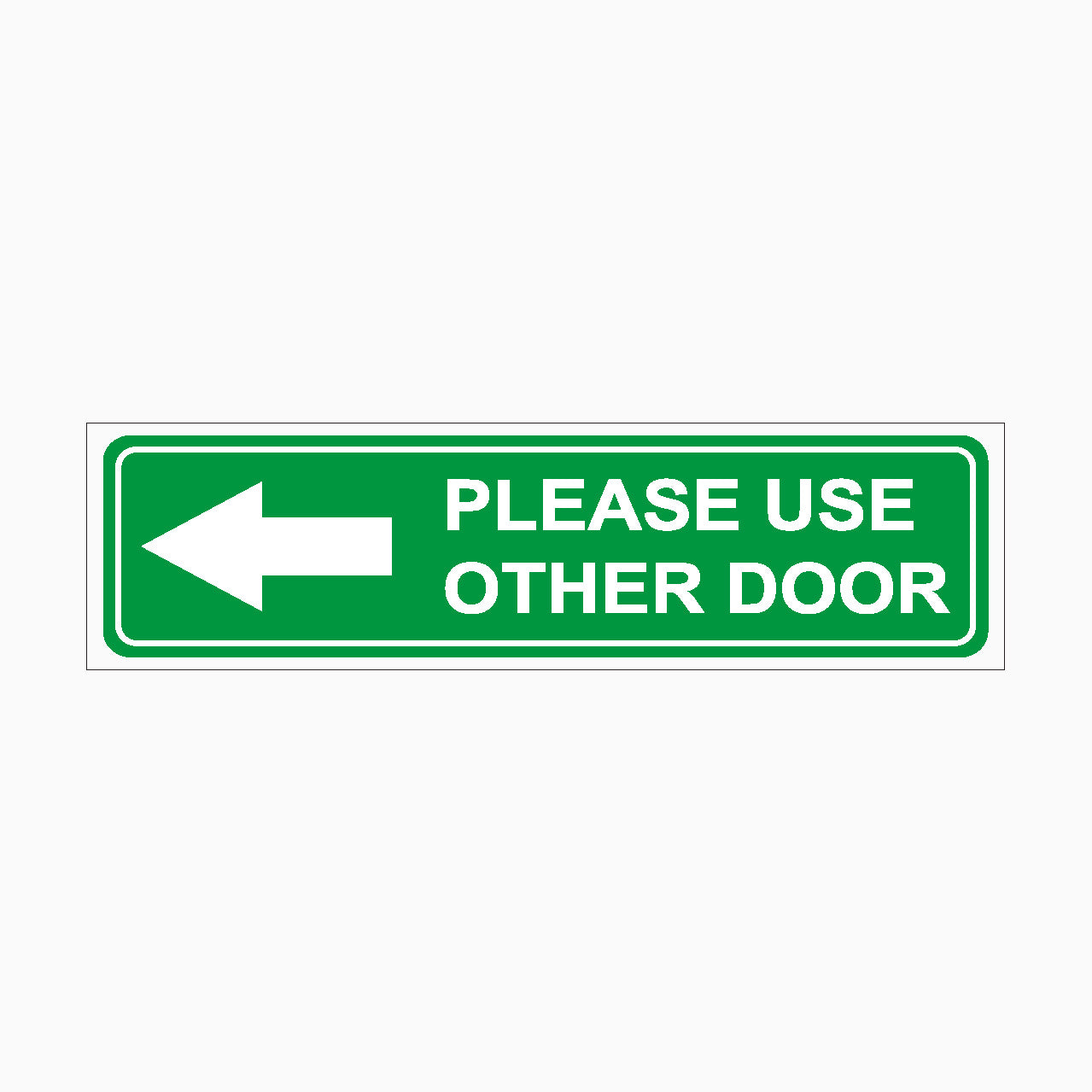 PLEASE USE OTHER DOOR SIGN – Get signs