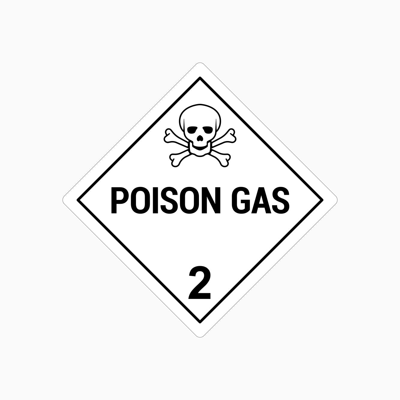 POISON GAS 2 SIGN