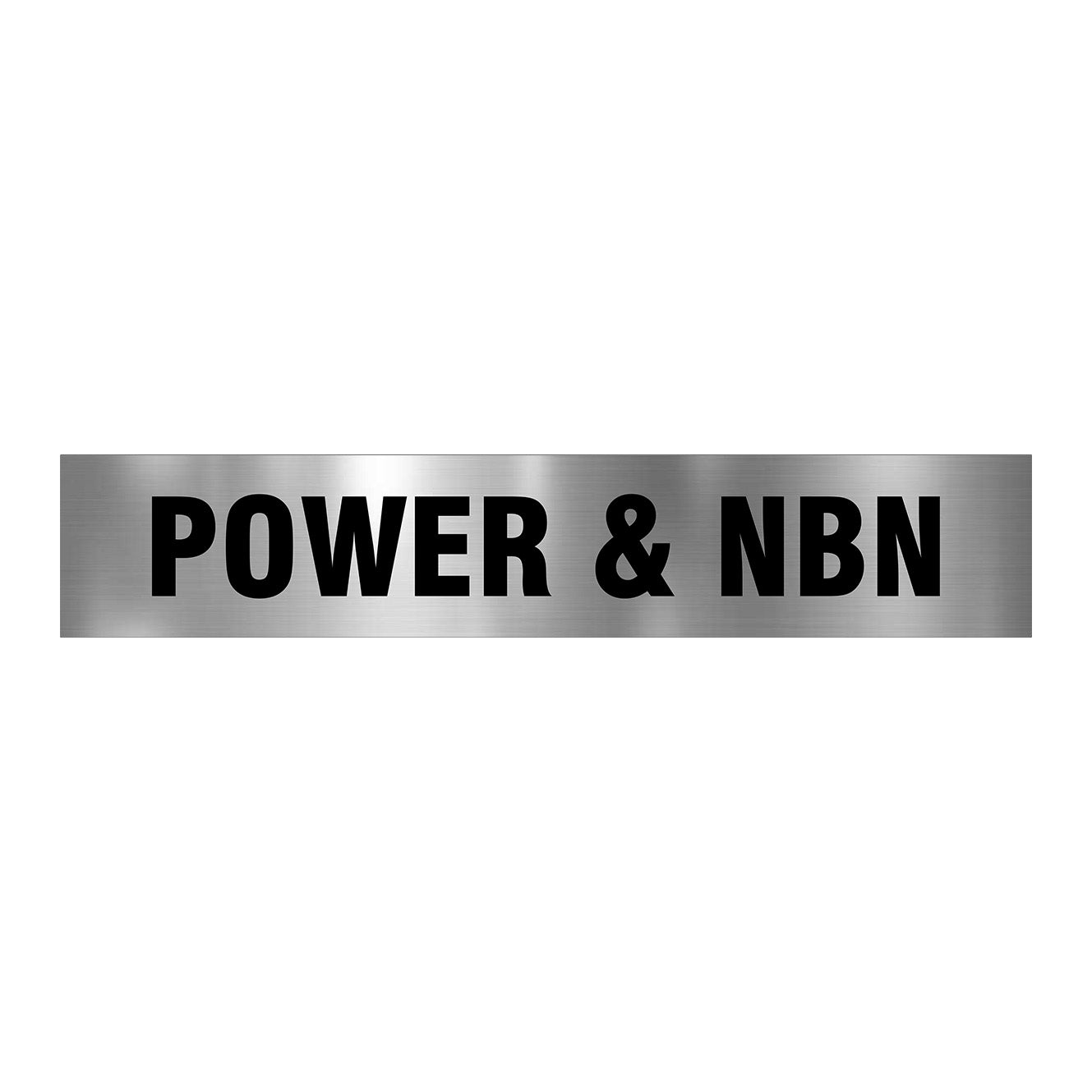 POWER & NBN SIGN