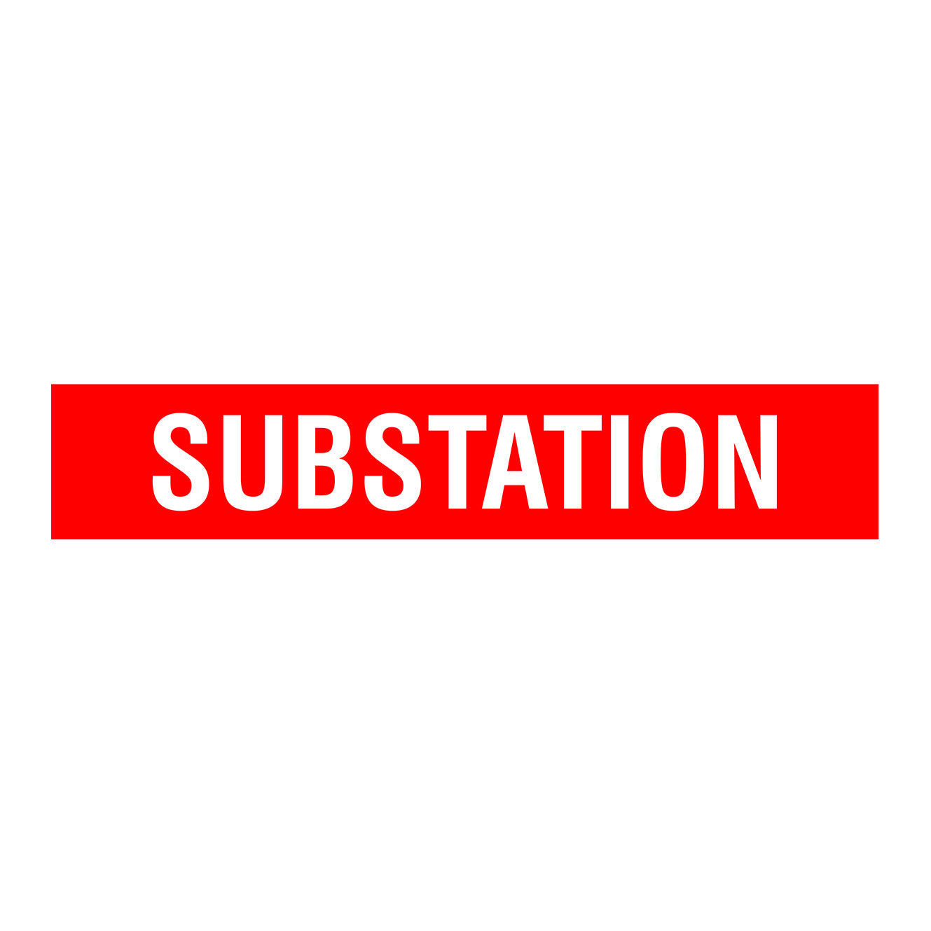 SUBSTATION SIGN - STATUTORY SIGNS