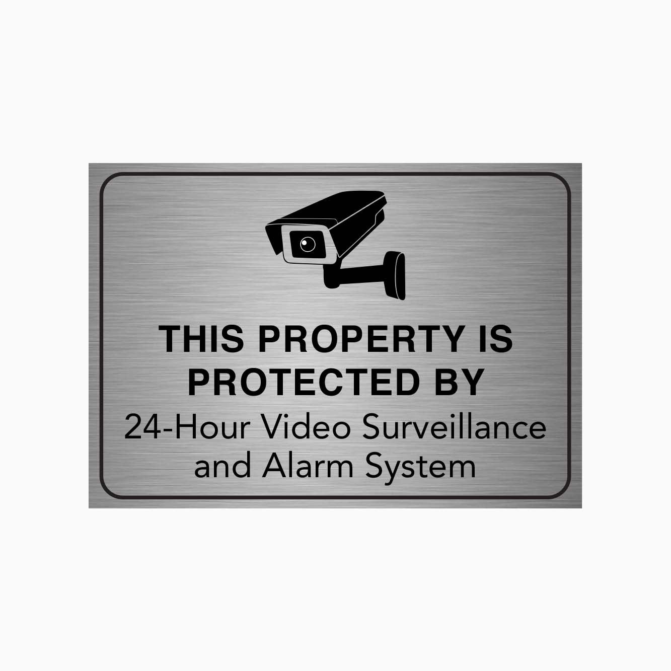 Security System Sign 24-Hour Video Surveillance Signs | GET SIGNS Australia – Get signs
