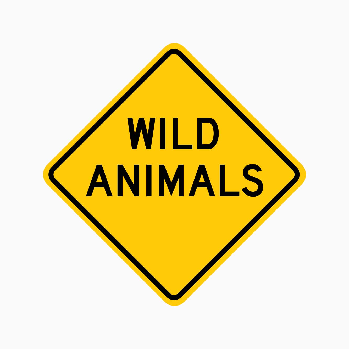 Wild Animals Sign w5-49 - GET SIGNS ROAD SAFETY SUPPLIER