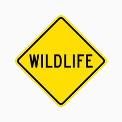 WILDLIFE SIGN