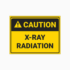 X - RAY RADIATION SIGN