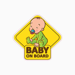 BABY ON BOARD STICKER