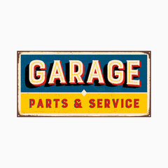 GARAGE SIGN - PARTS & SERVICE SIGN
