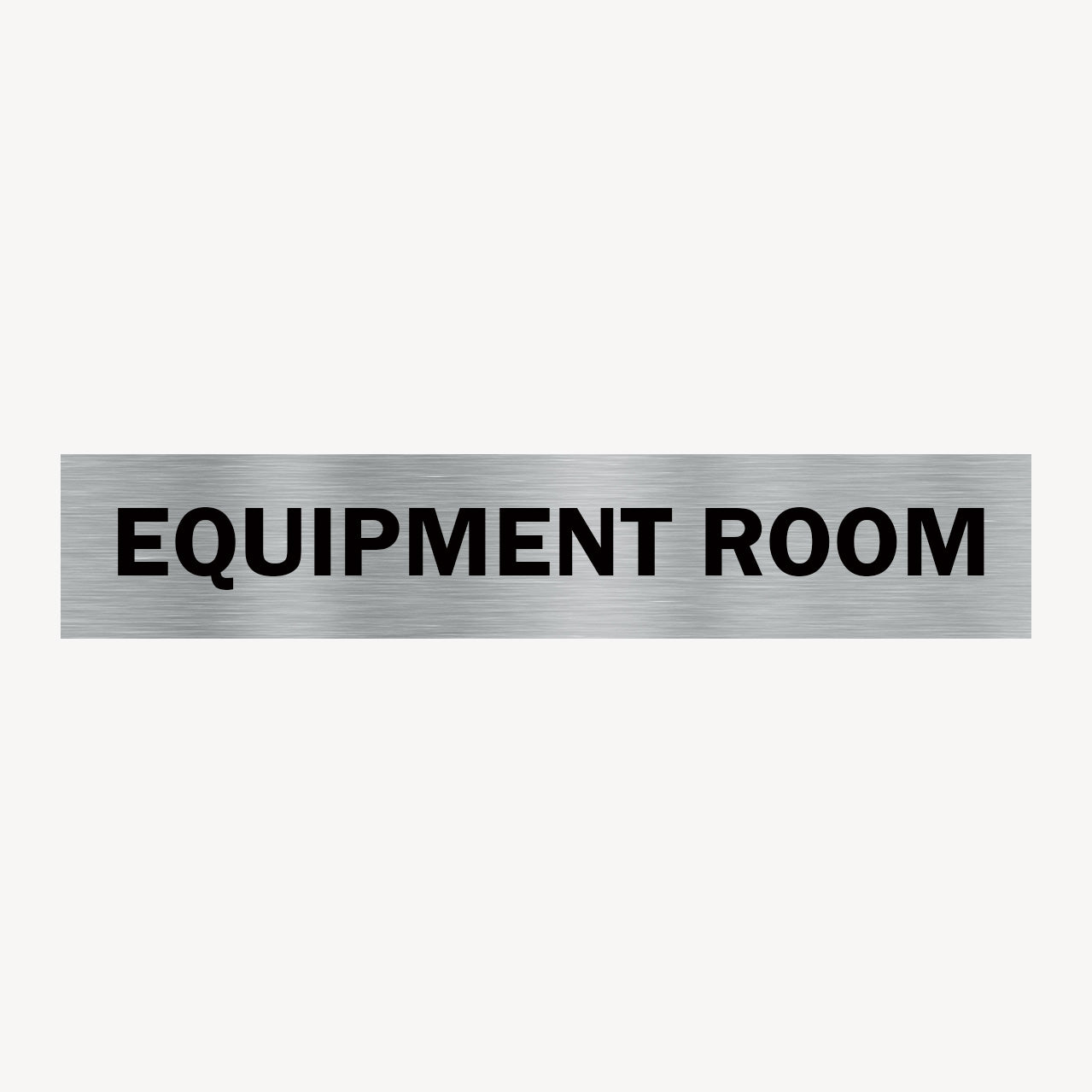 EQUIPMENT ROOM SIGN - statutory sign