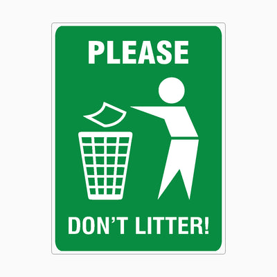PLEASE DO NOT LITTER SIGN