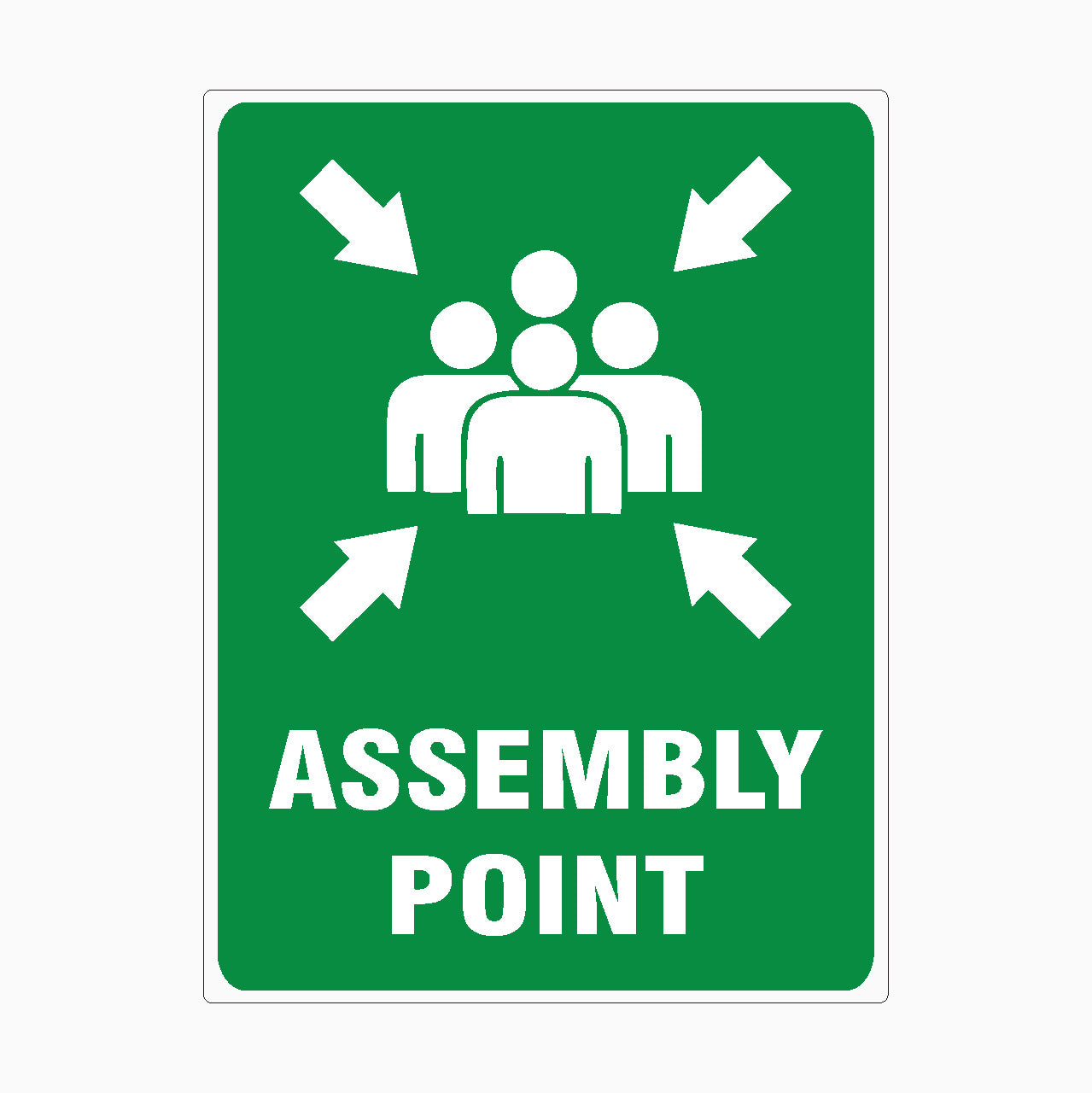 ASSEMBLY POINT SIGN - GET SIGNS AUSTRALIA