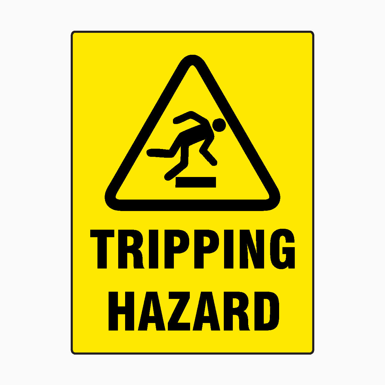 Tripping Hazard Signs - Quality Materials, Australian Made | GET SIGNS ...