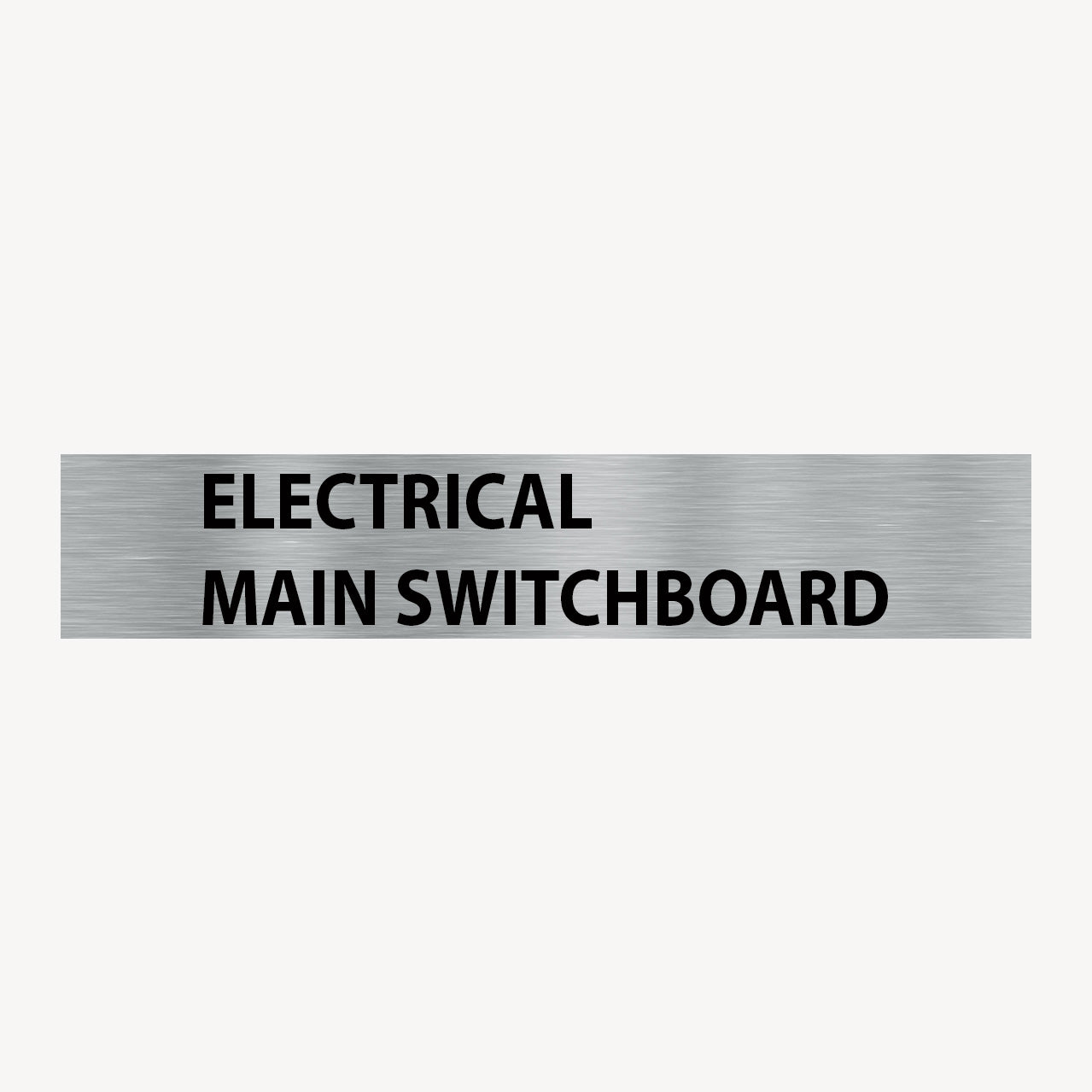 ELECTRICAL MAIN SWITCHBOARD SIGN