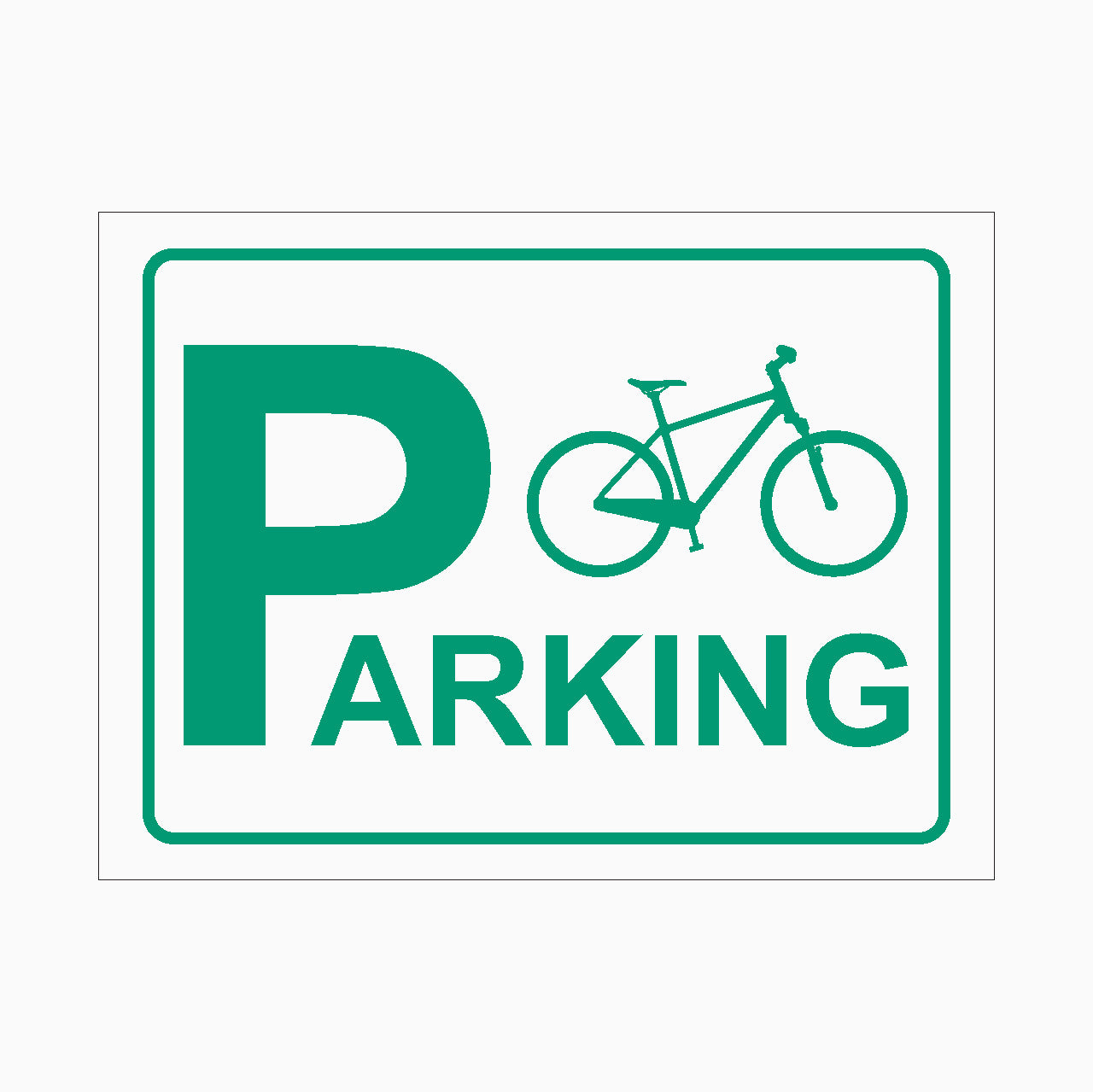 BICYCLE PARKING SIGN - Parking sign