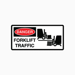 FORKLIFT TRAFFIC SIGN