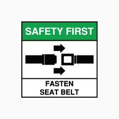 FASTEN SEAT BELT SIGN