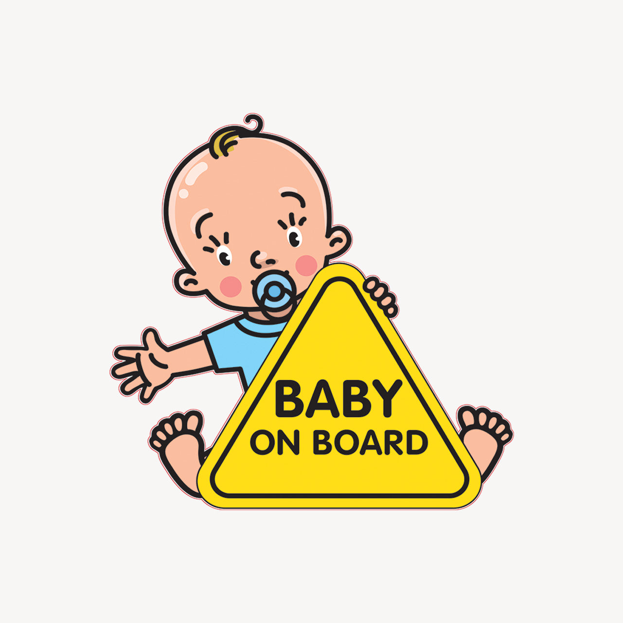 BABY ON BOARD SIGN - VEHICLE SIGN