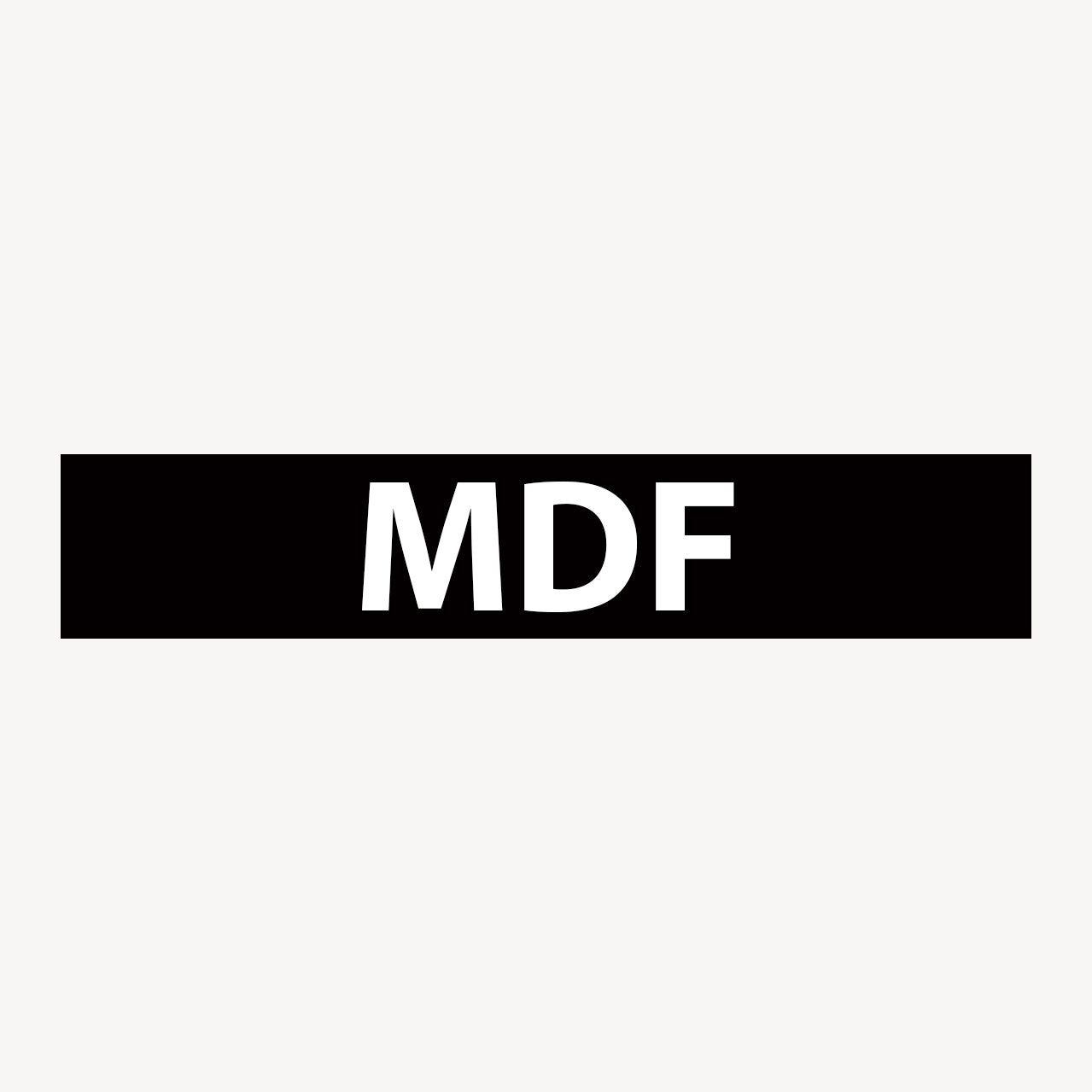 MDF SIGN - Main Distribution Frame Sign – Get signs