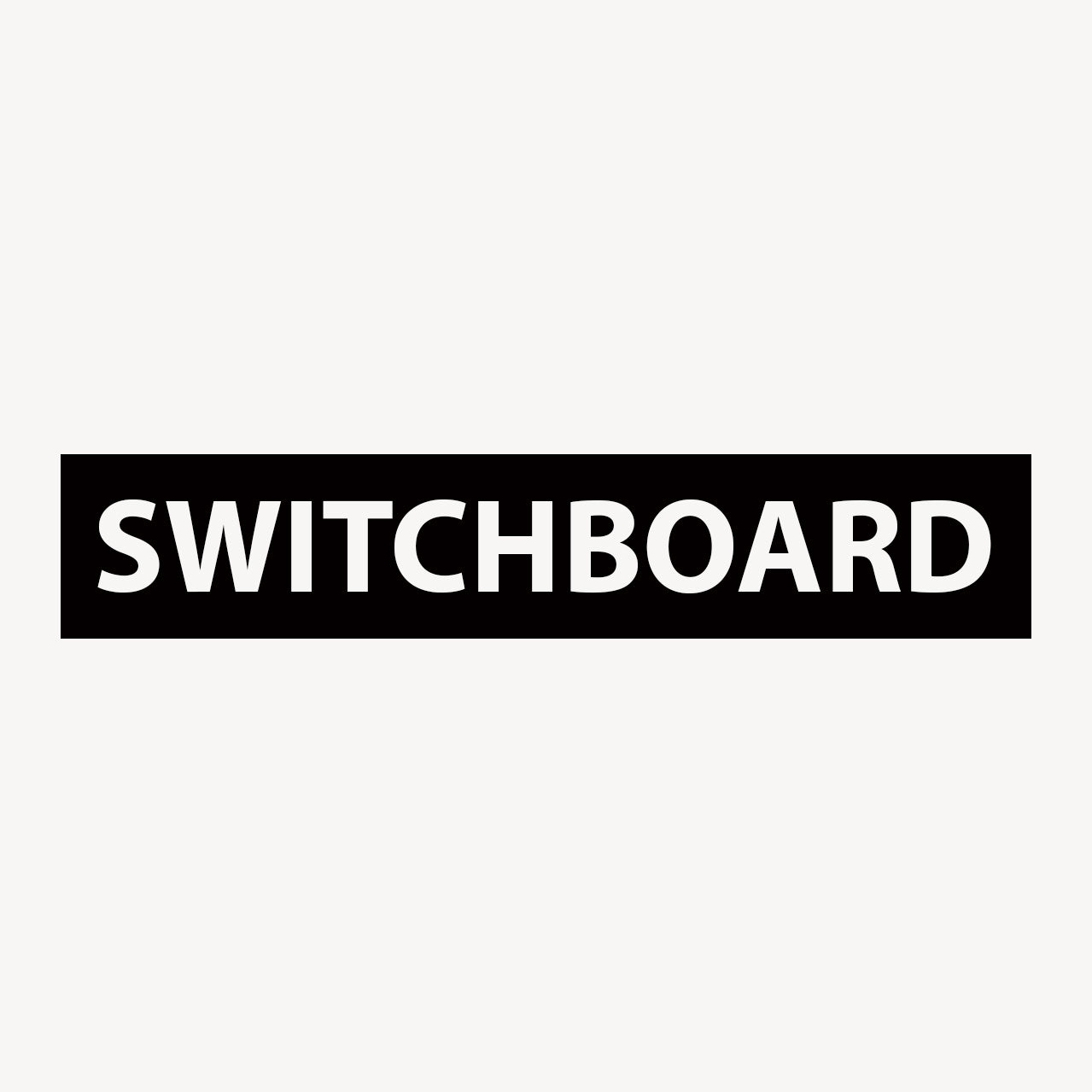 SWITCHBOARD SIGN - shop online statutory signs