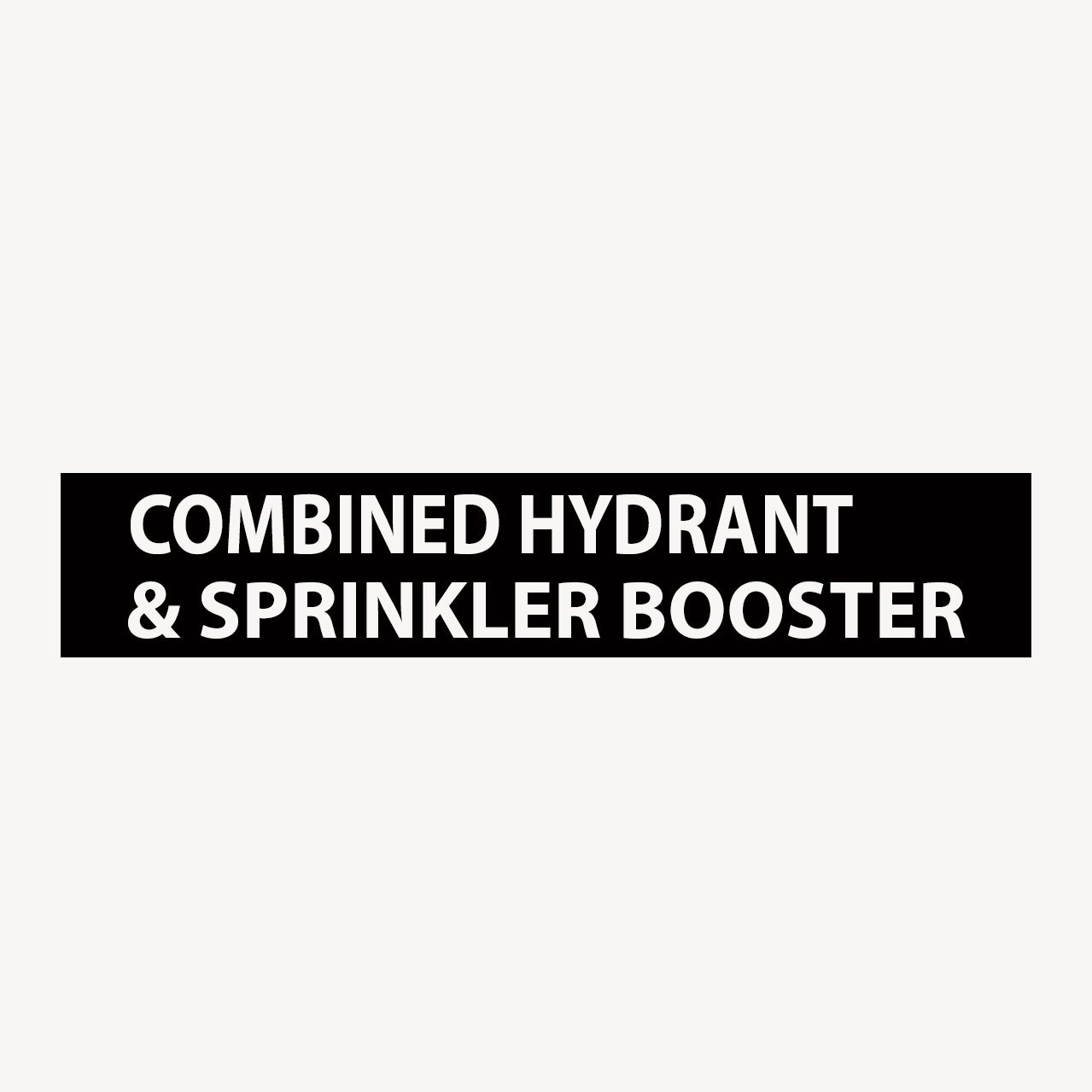 COMBINED HYDRANT & SPRINKLER BOOSTER SIGN - Statutory Signs – Get signs